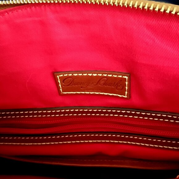 Dooney & Bourke Pebble Grain Leather Satchel Black & Brown. Excellent condition - Picture 5 of 7